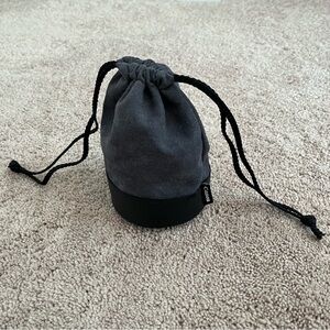 Gray and Black Canon Drawstring Bag/Case LP1016